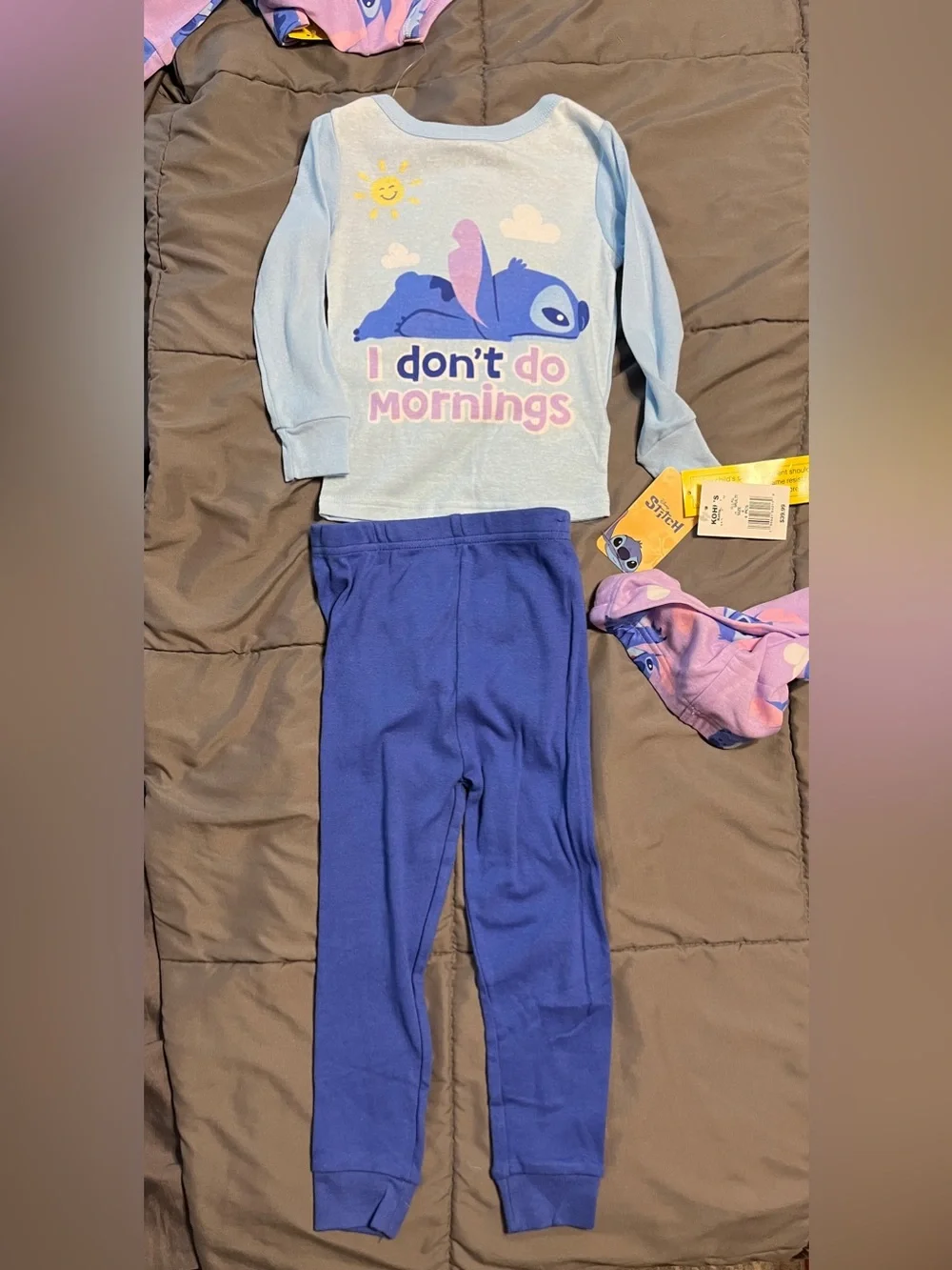 Disney Stitch Kids Pajama Sets, size 4